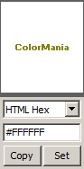 Идентификация цвета в программе ColorMania