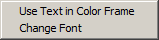 Пункт меню Text Display программы ColorMania