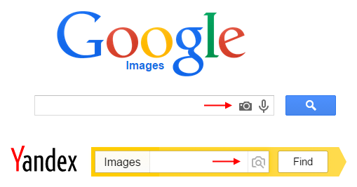 Поиск по изображению в Google и Yandex